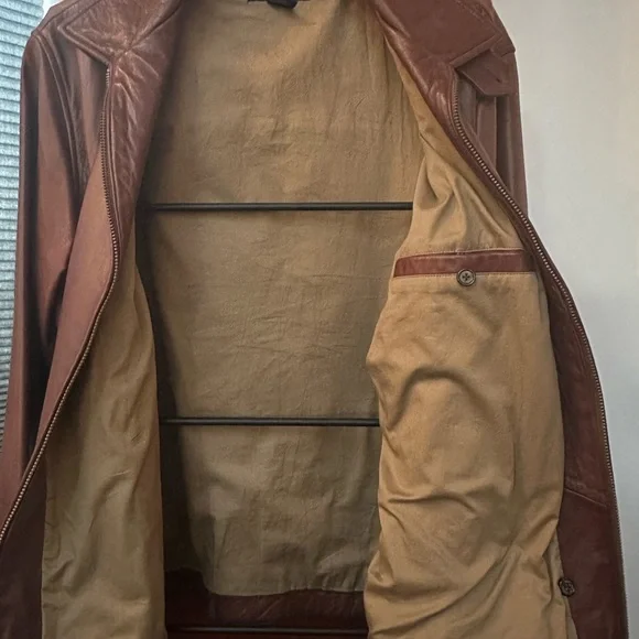 Polo Ralph Lauren Leather Jacket - Picture 3 of 6